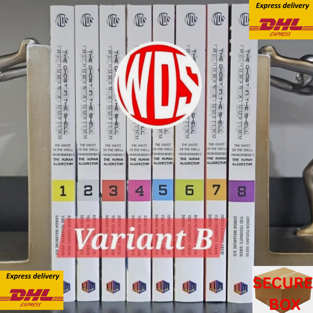 The Ghost In The Shell - The Human Algorithm Vol 1-8 End Manga NUOVO - FAST DHL