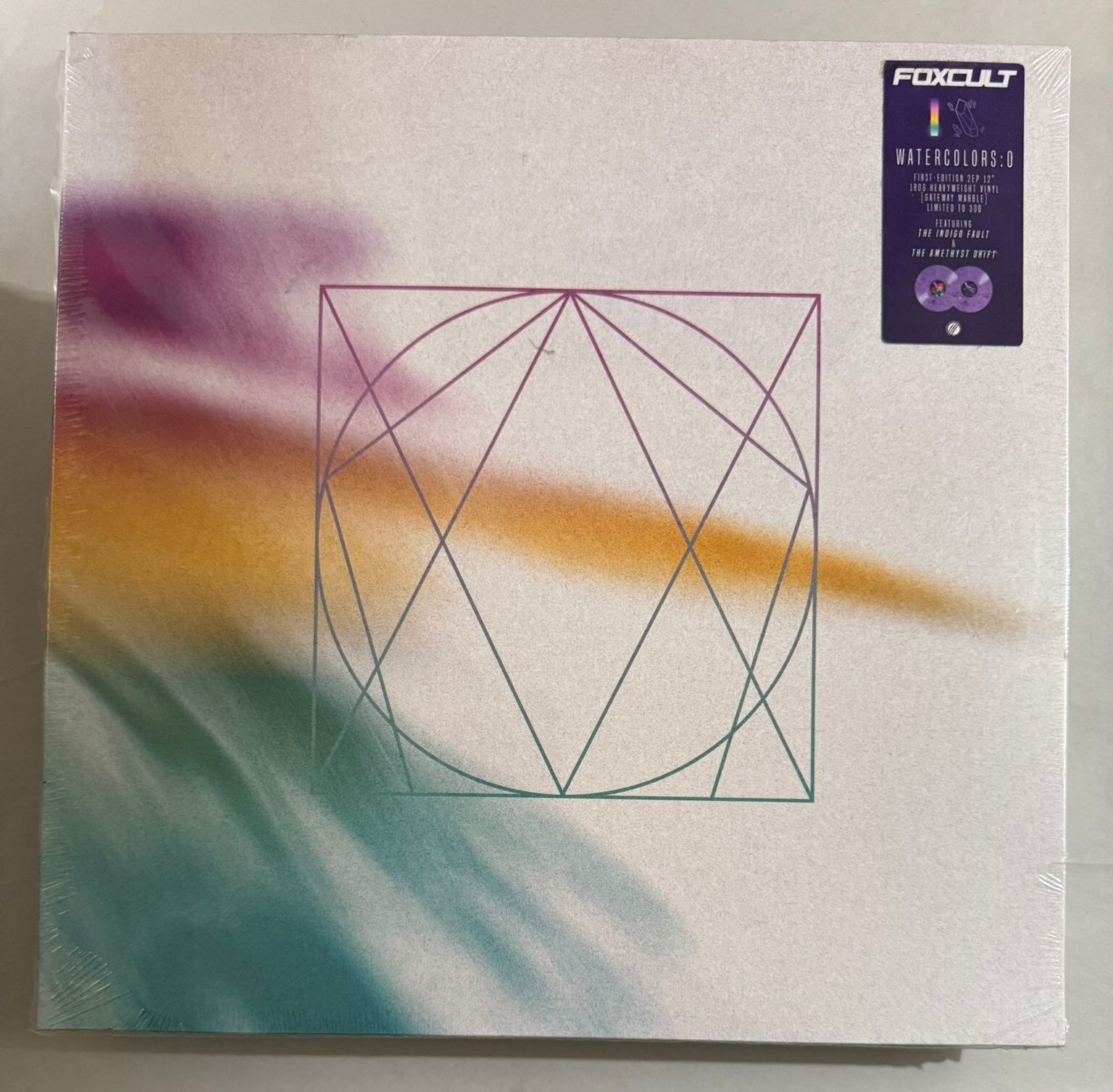 FOXCULT – WATERCOLORS : 0 - 1ST ED 2EP 180G LIMITED/300 VINYL LP NEW - A25