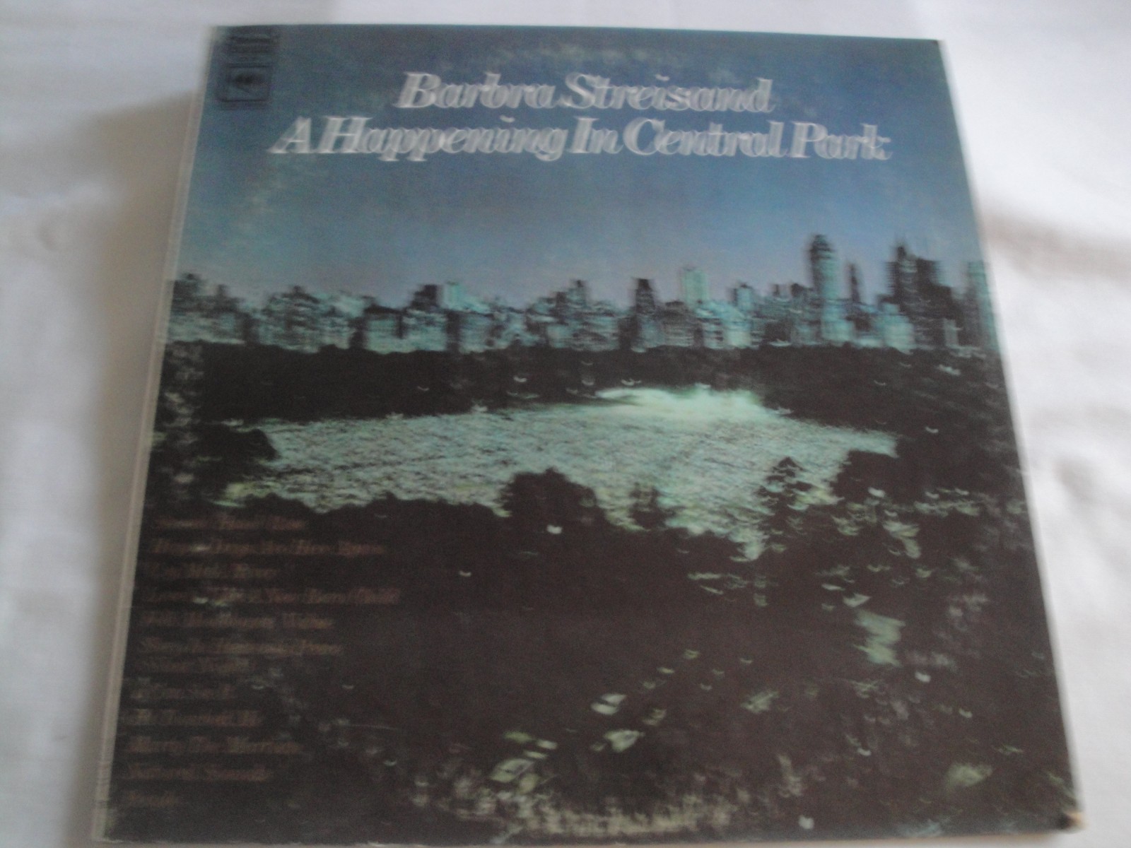 A Happening in Central Park BARBRA STREISAND VINYL LP ALBUM 1968 COLUMBIA RECORD