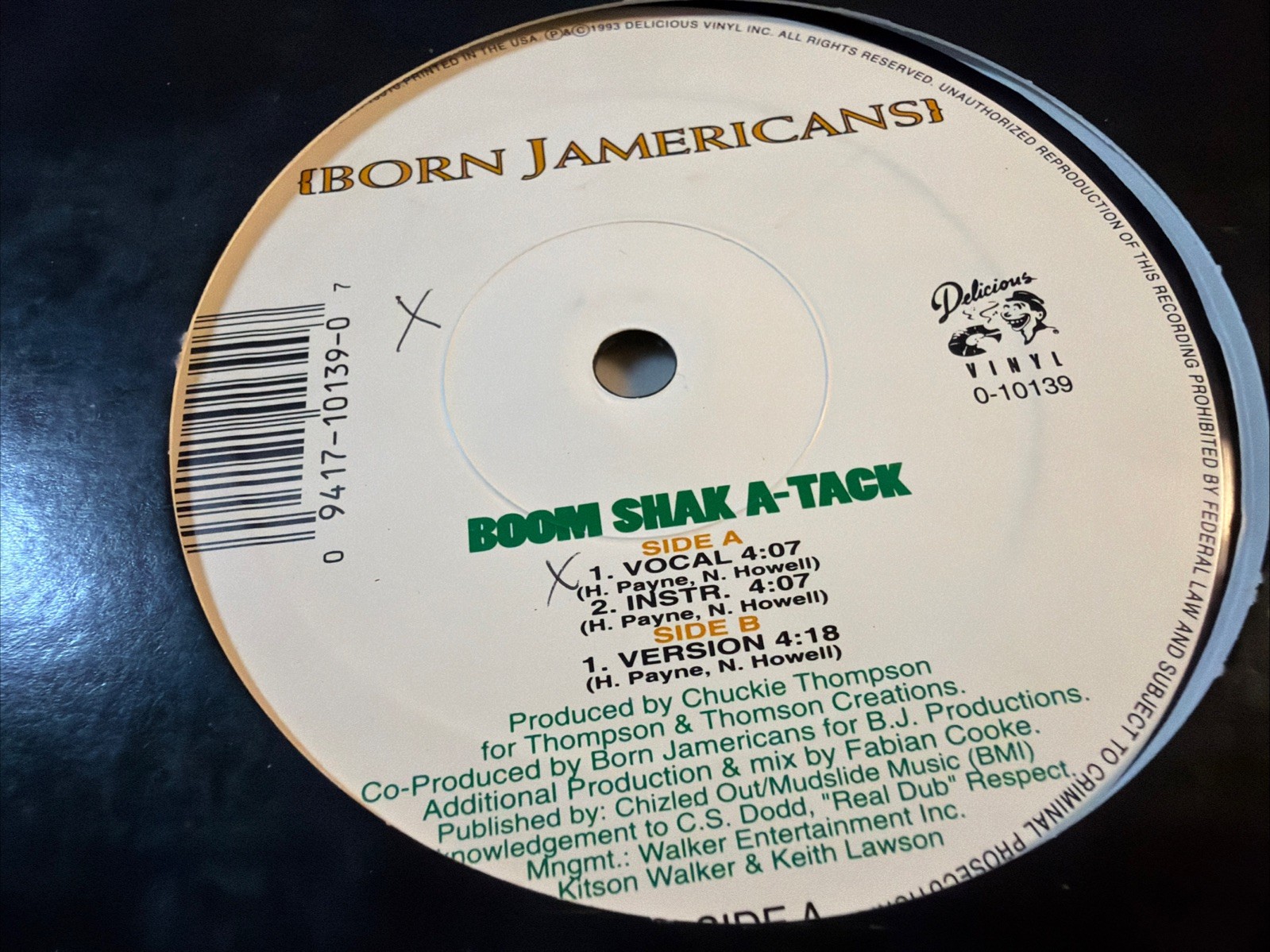 Born Jamericans - Boom Shak A-Tack - 12” Vinyl