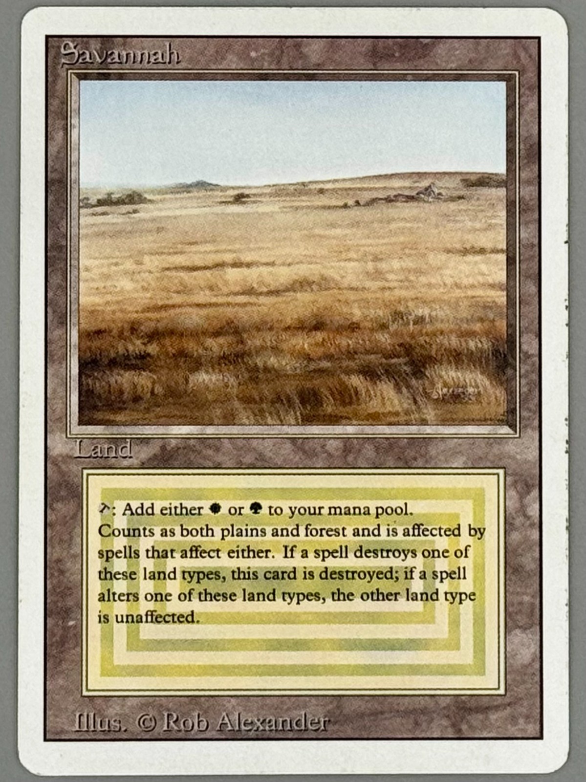 MTG Scrubland Edizione Revisionata Regular Dual Land