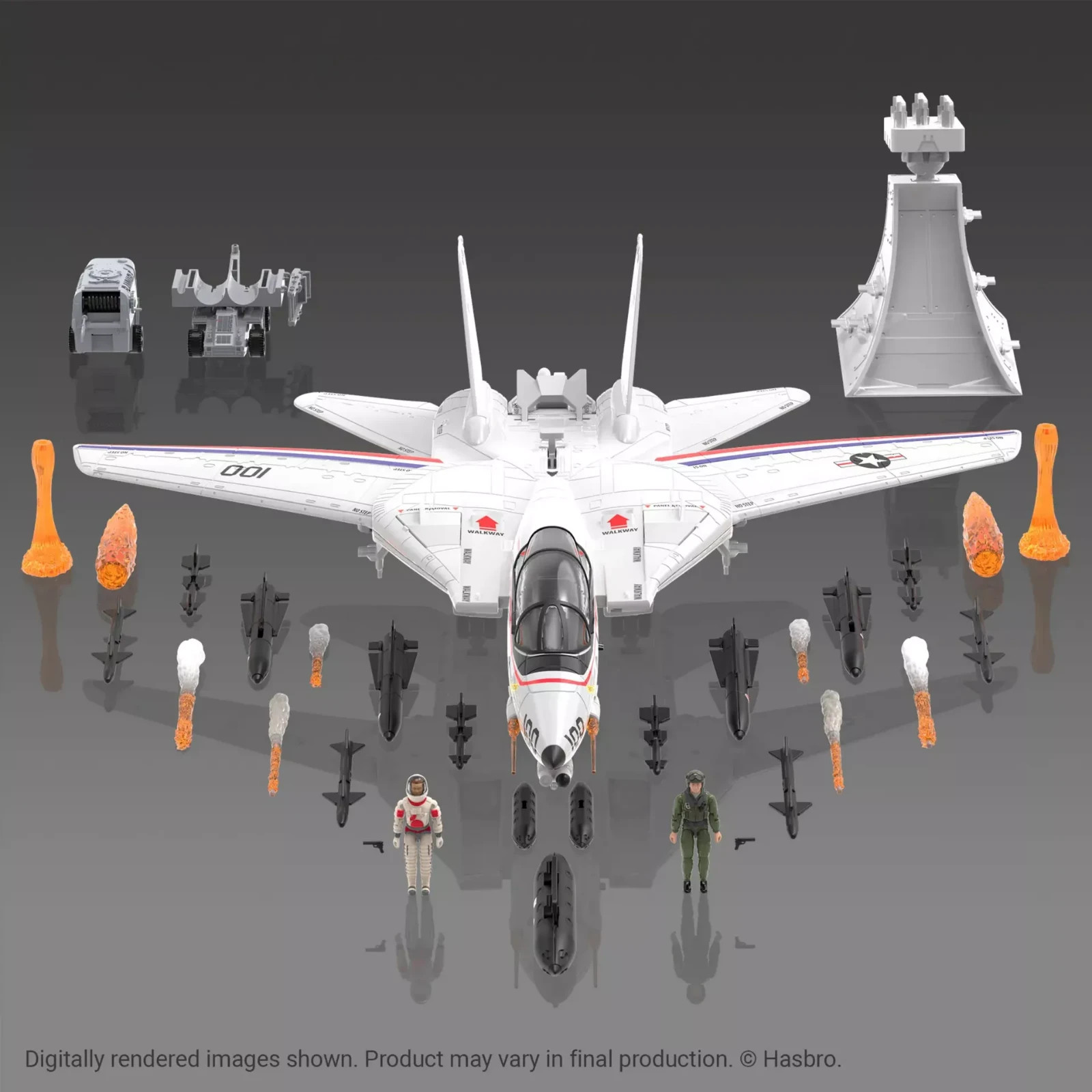 Skystriker Combat Jet GI Joe Hasbro HasLab veicolo scala 3,75 pollici tutti i livelli