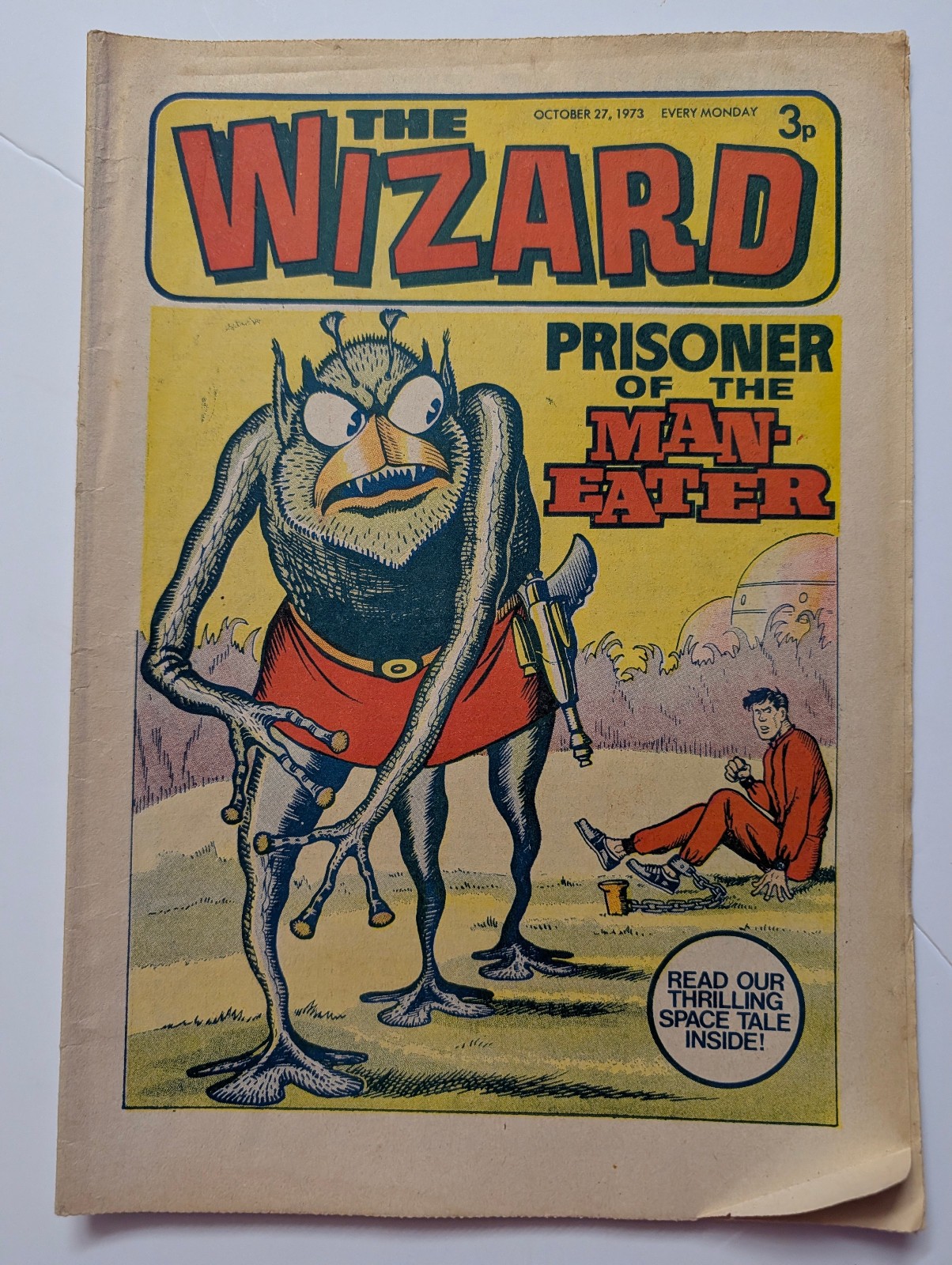 Wizard Comic, October 27th 1973.