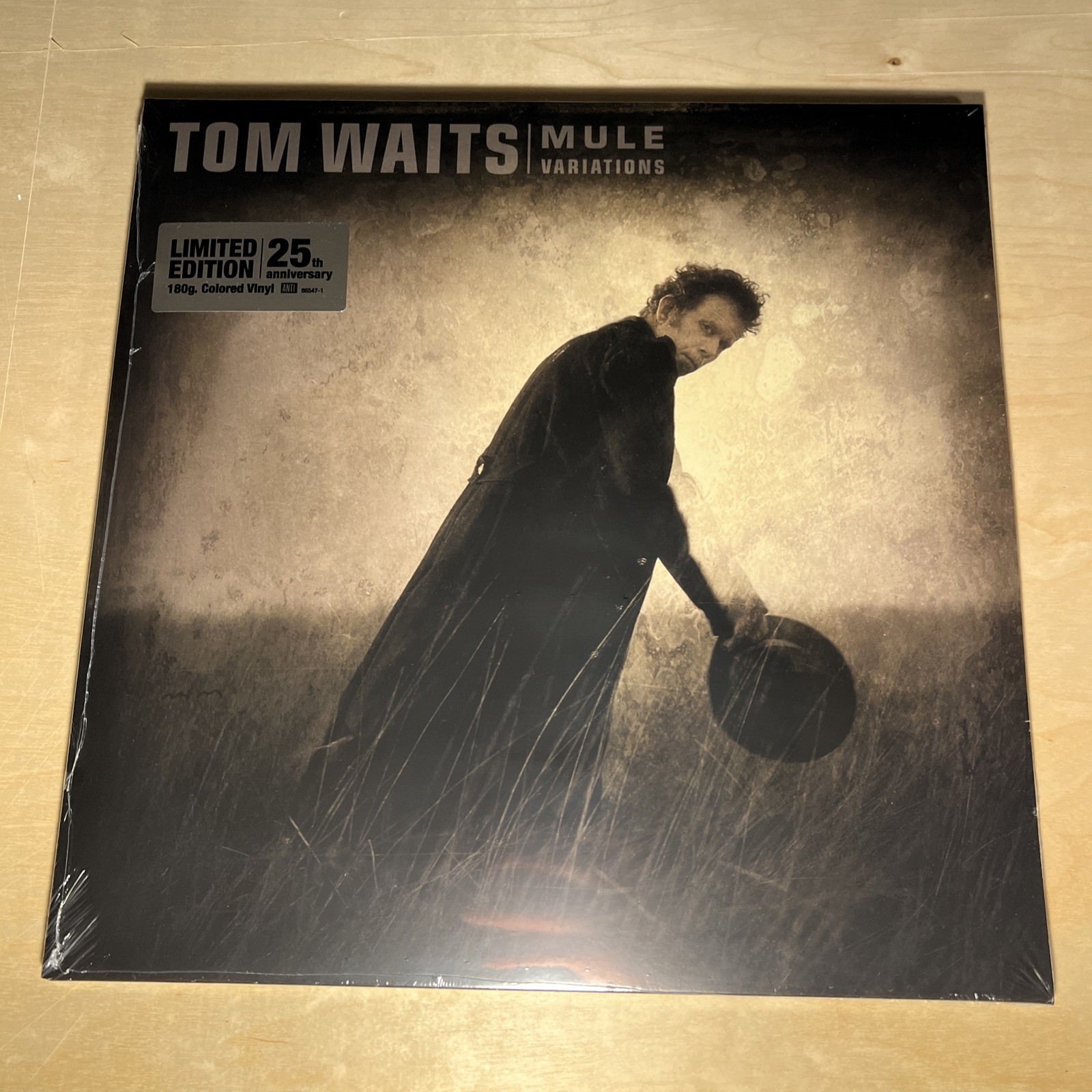 Tom Waits Mule Variations (25th Anniversary) Double LP on Silver vinyl NEW