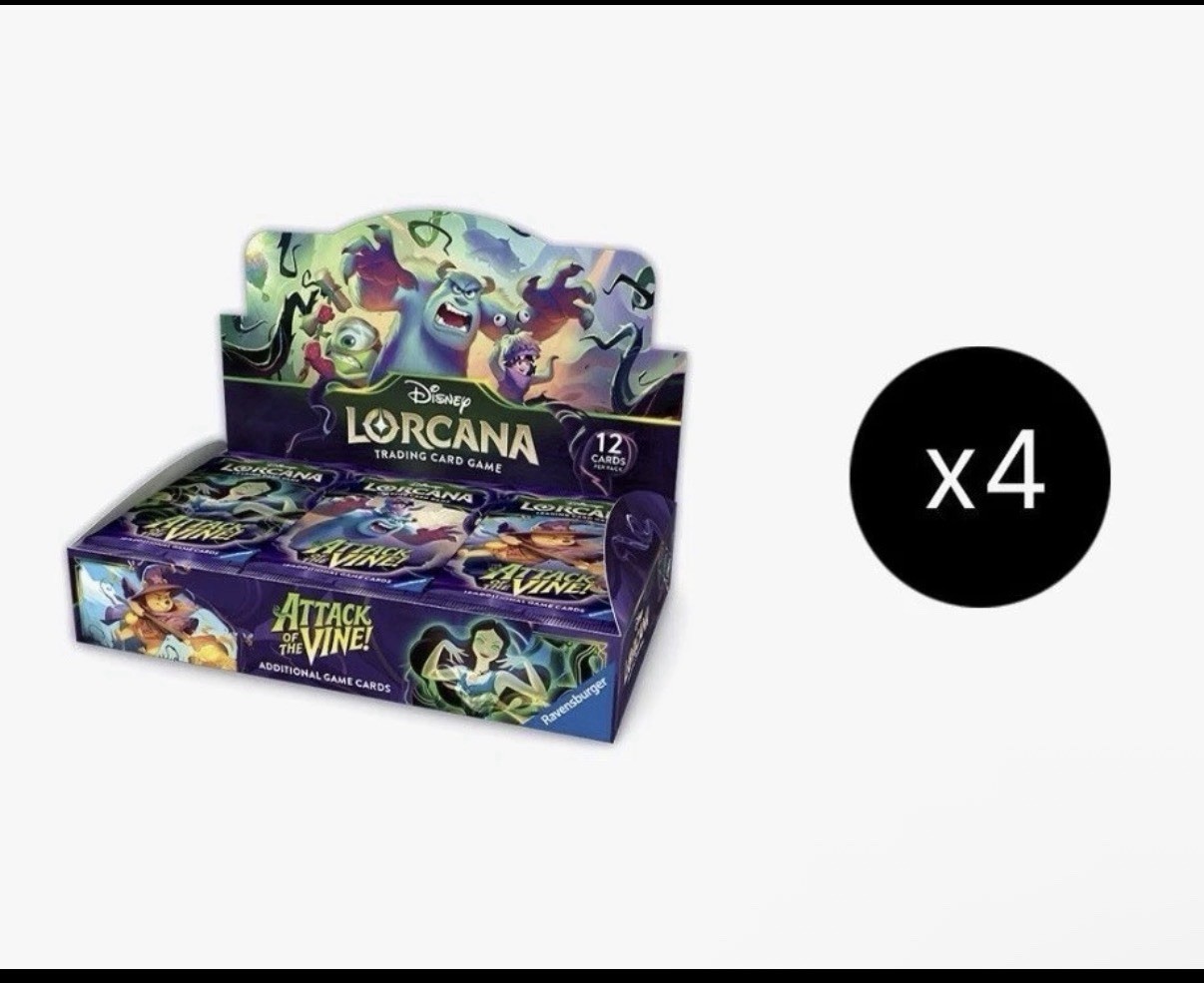 Disney Lorcana TCG: Attack of the Vine! Booster Case Factory Sealed Ships 7/24