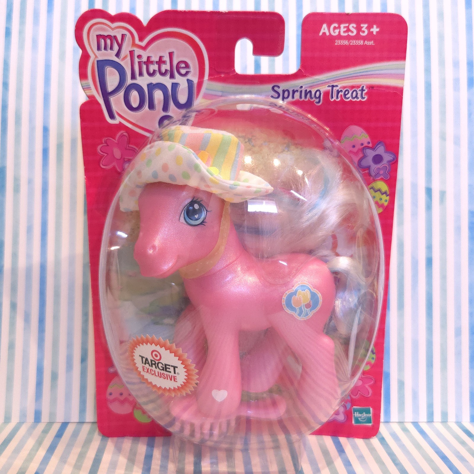 G3 My Little Pony SPRING TREAT 2004 nuovo con scatola bersaglio primavera pasquale esclusivo