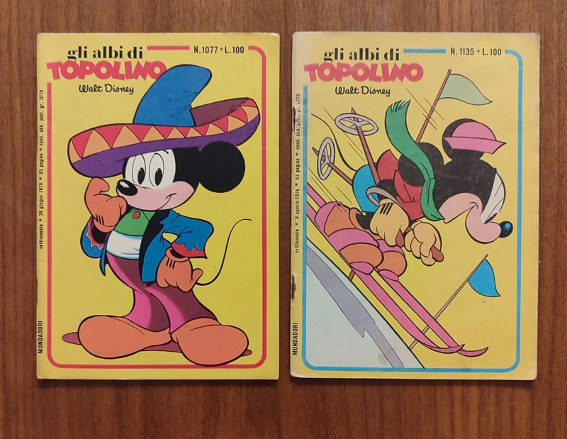 Gli albi di Topolino