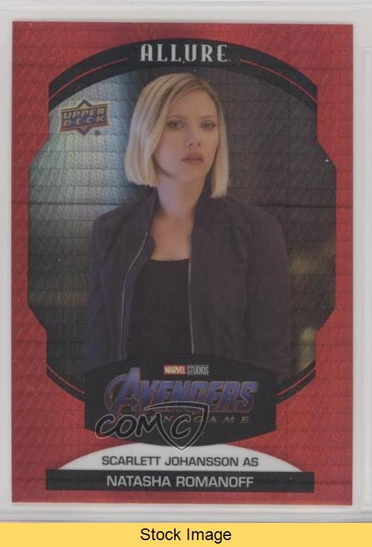 2022 Marvel Allure Red Prism Scarlett Johansson as Natasha Romanoff #94 READ gz3