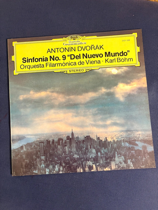 Dvořák Sinfonía n.º 9 Del Nuevo Mundo Karl Böhm · LP