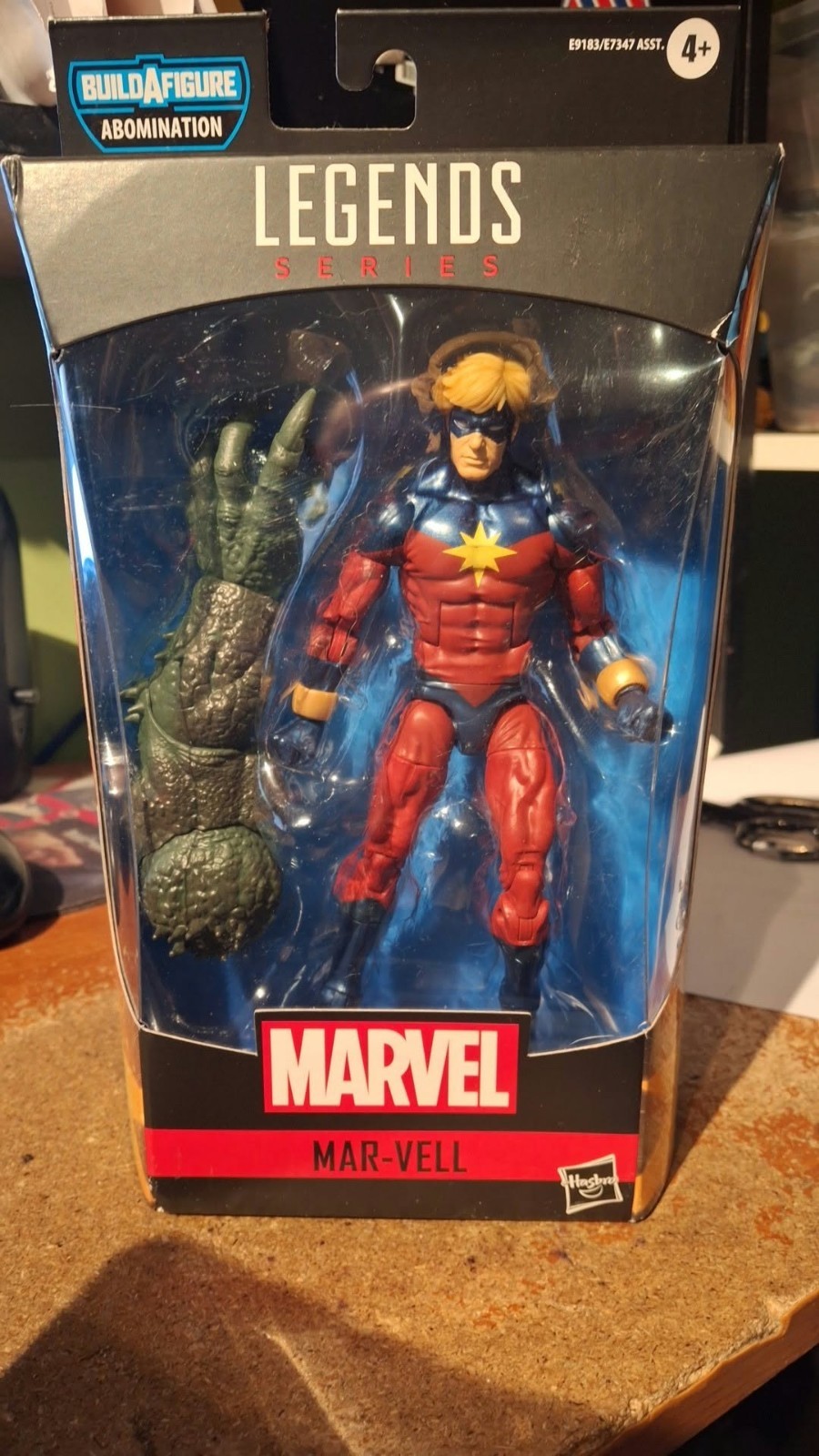 Marvel Legends Mar-Vell Action Figure Abomination Build A Figure