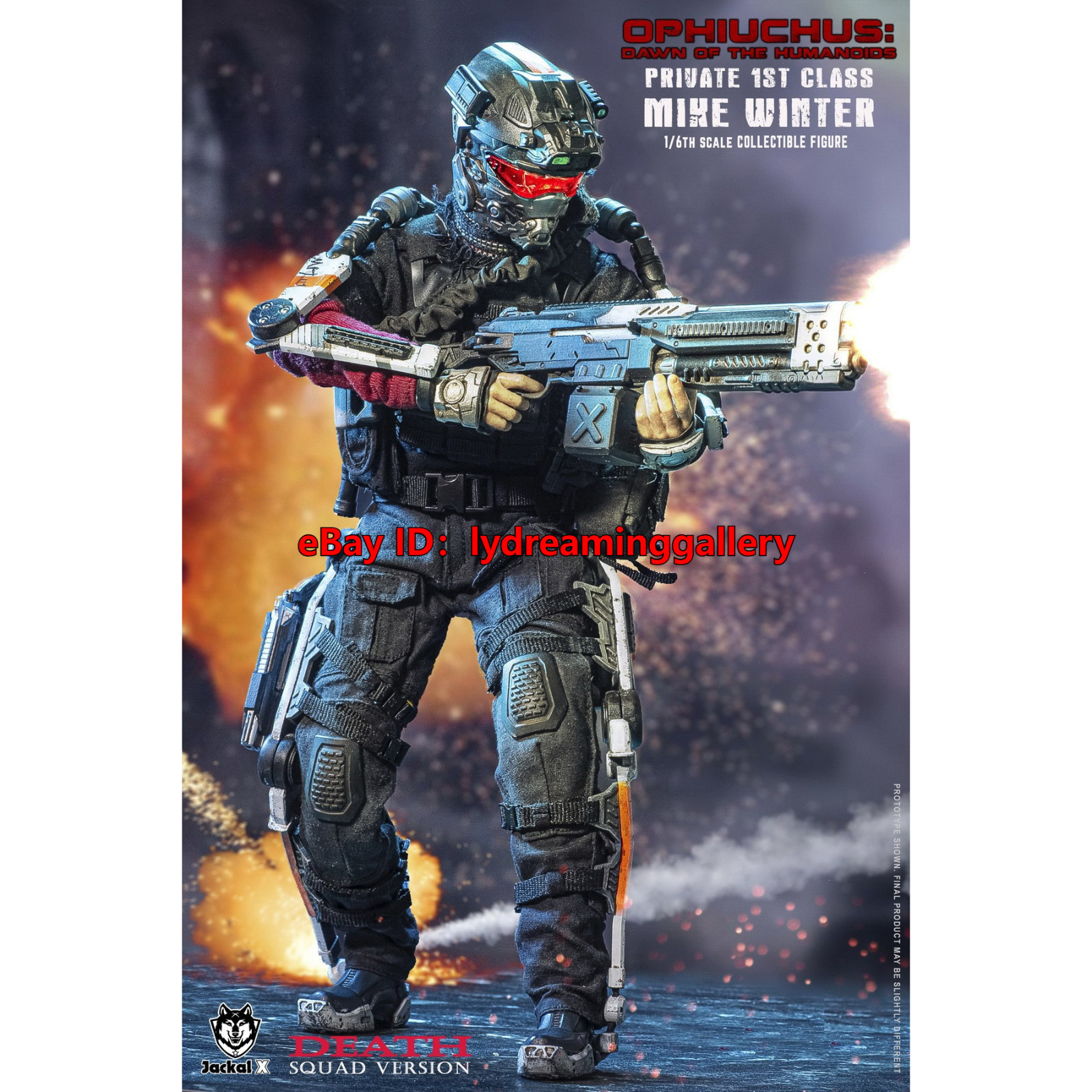 Modellino JackalX JX008 Death Squad Mike Winter 1/6 Limited da collezione