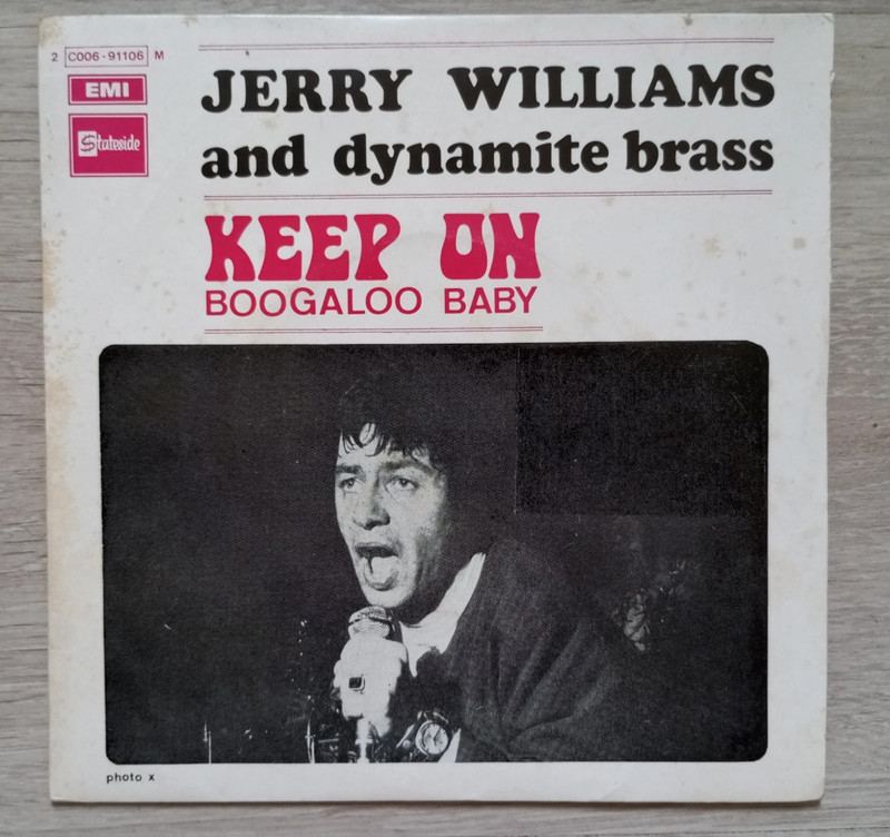 Jerry williams disque vinyle 45 tours soul mod