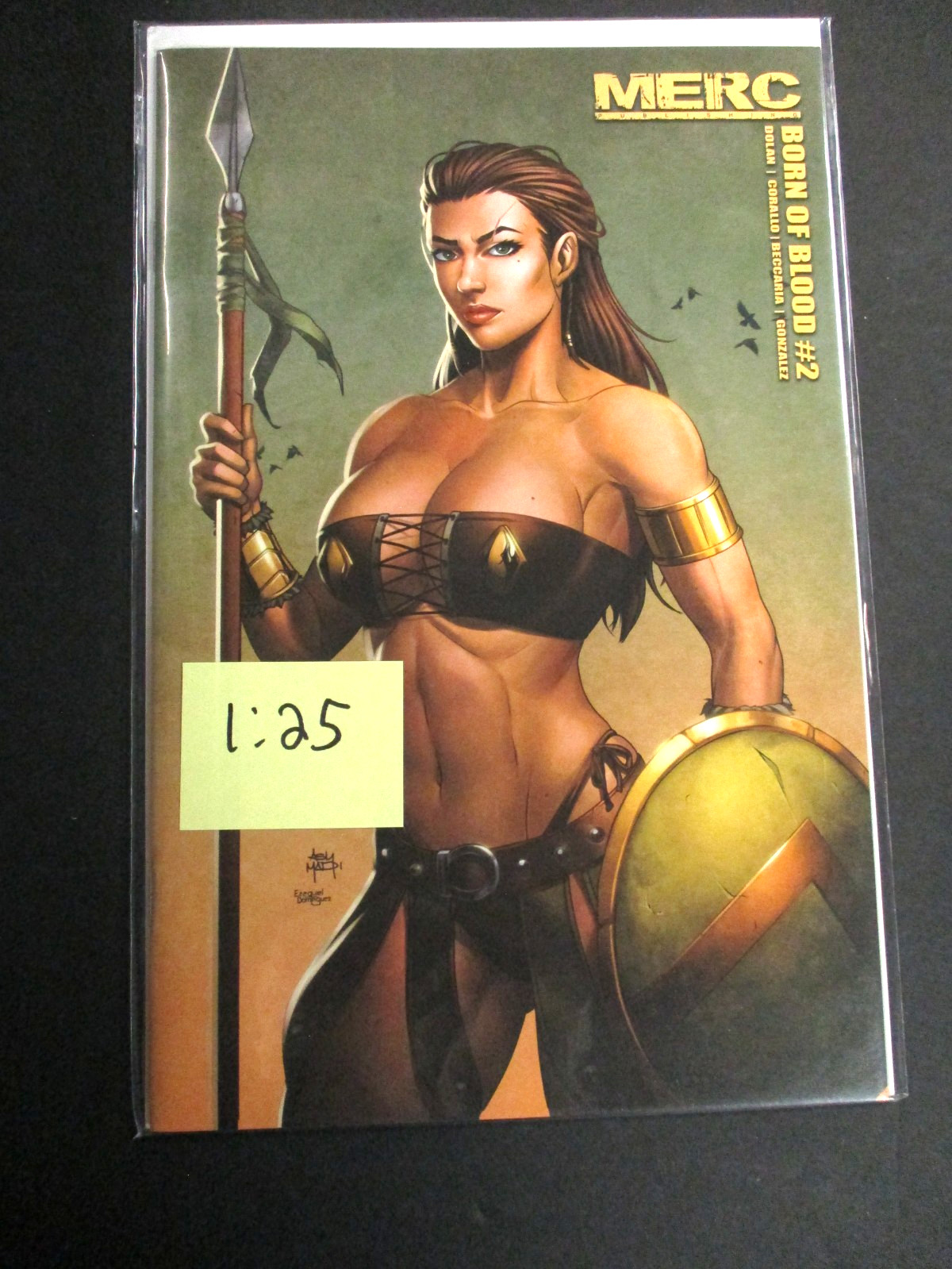 RATIO INCENTIVE 1:25 ASH MADI MERC COMICS BORN OF BLOOD #2 COMICS ELITE AS70