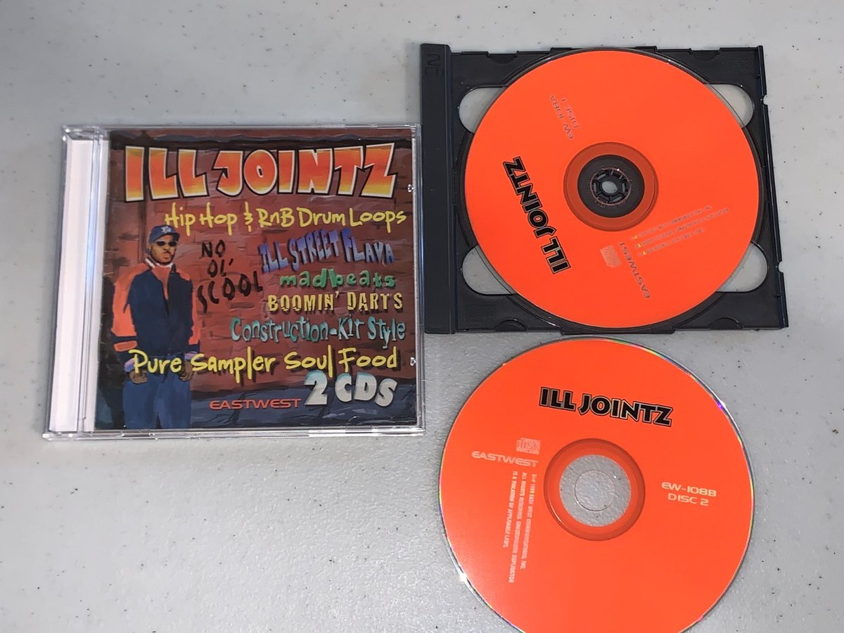 ILL JOINTZ HIP HOP & R&B DRUM LOOPS 2 CD SAMPLER