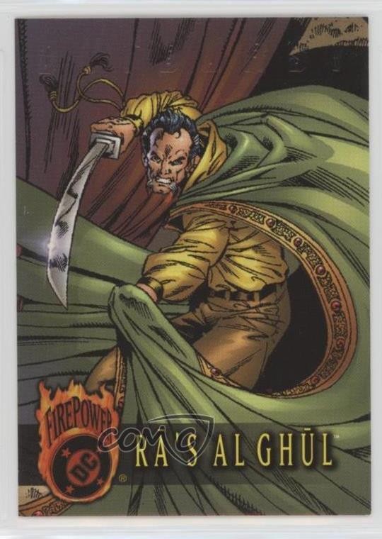 Fleer DC Outburst 1996: Firepower Ra's Al Ghul #49 1md