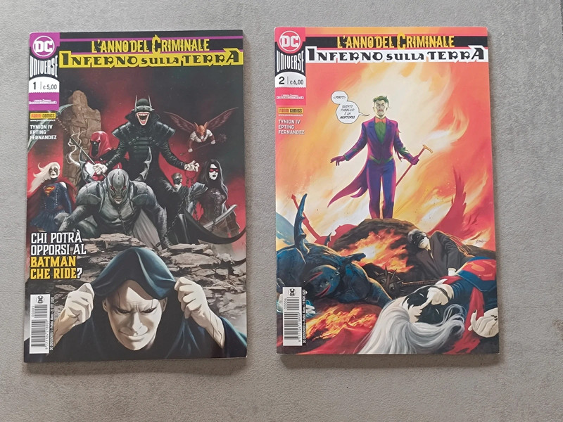 L’Anno del Criminale: Inferno sulla Terra 1 e 2 - DC Panini Comics
