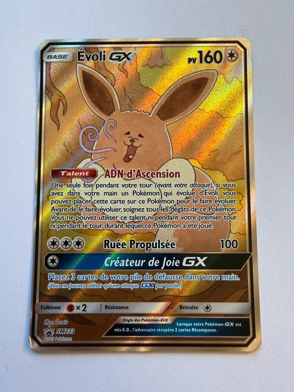 Carte Pokémon Evoli GX 5M233