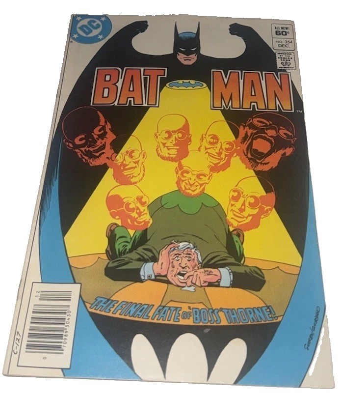 Batman #354 Newsstand Variant (DC Comics December 1982)