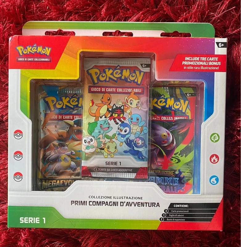 Collezione Illustrazione Pokémon Primi Compagni d'Avventura (Serie 1)