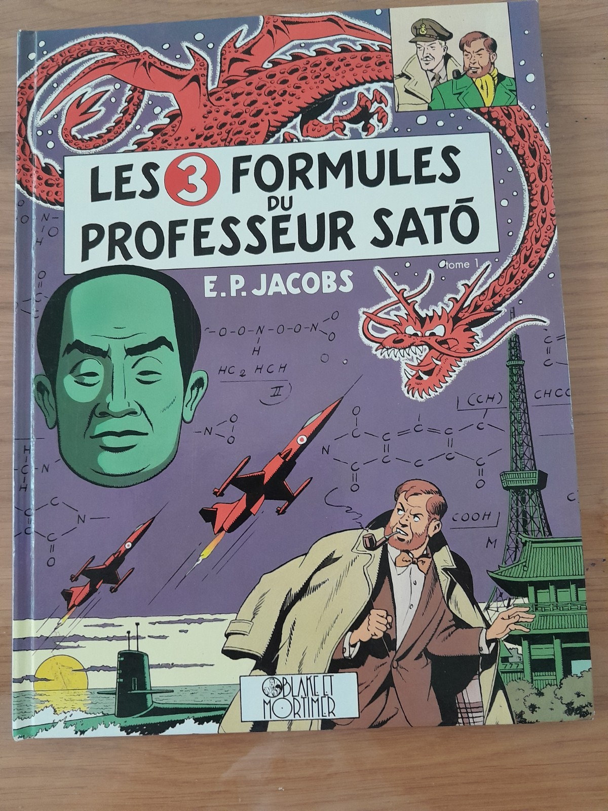 LES 3 FORMULES DU PR. SATO  BLAKE ET MORTIMER   03/1990   REED.   TBE