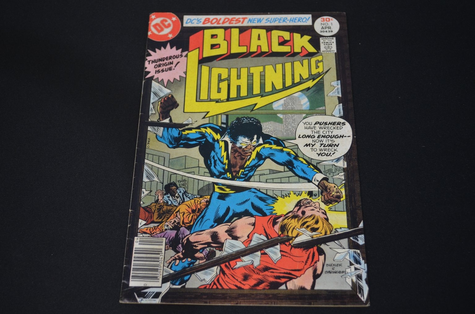 Black Lightning #1 Tony Isabella DC Comics 1977 edizione originale ottime condizioni