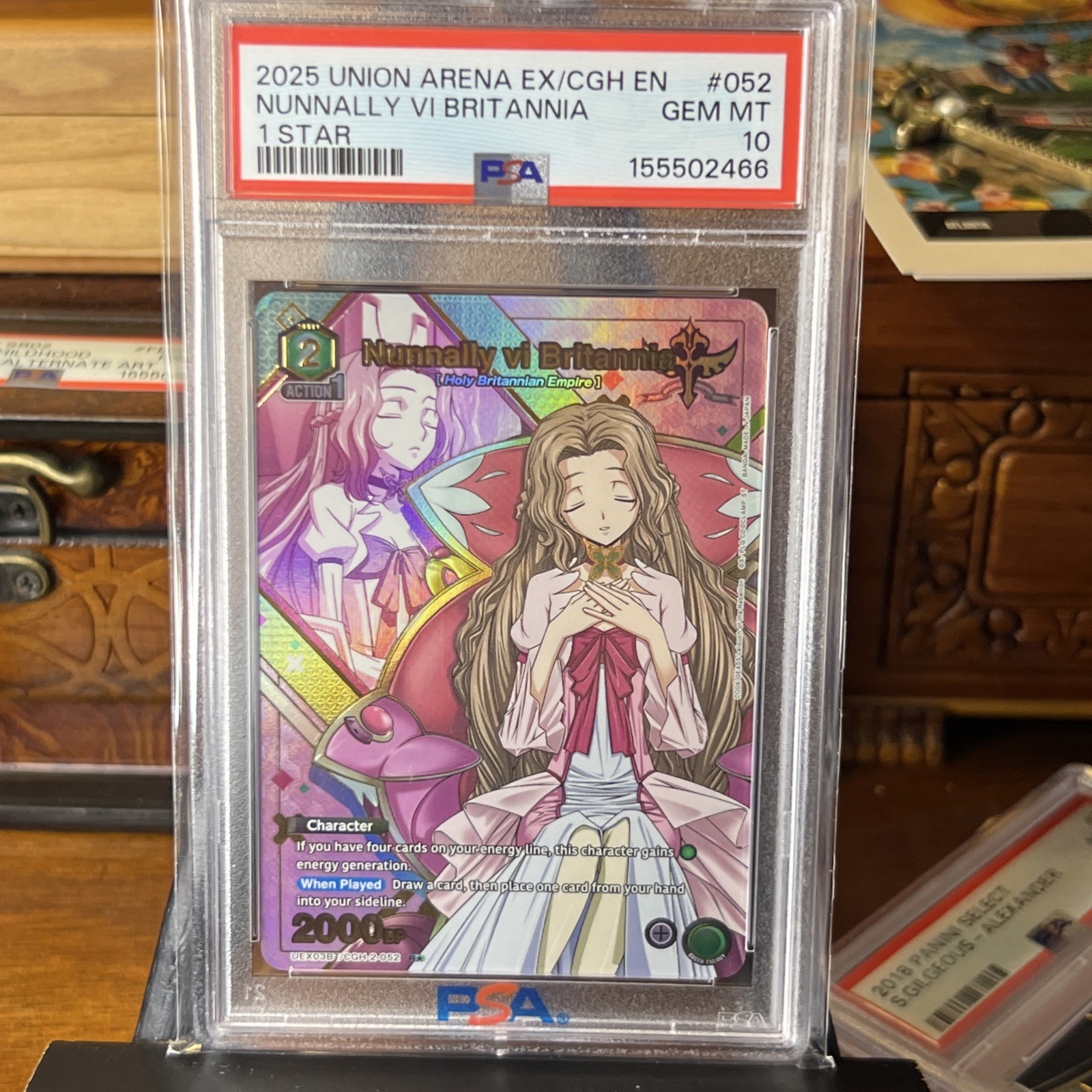 PSA 10 Union Arena EX/CGH EN Unmanly VI Britannia 1 stella