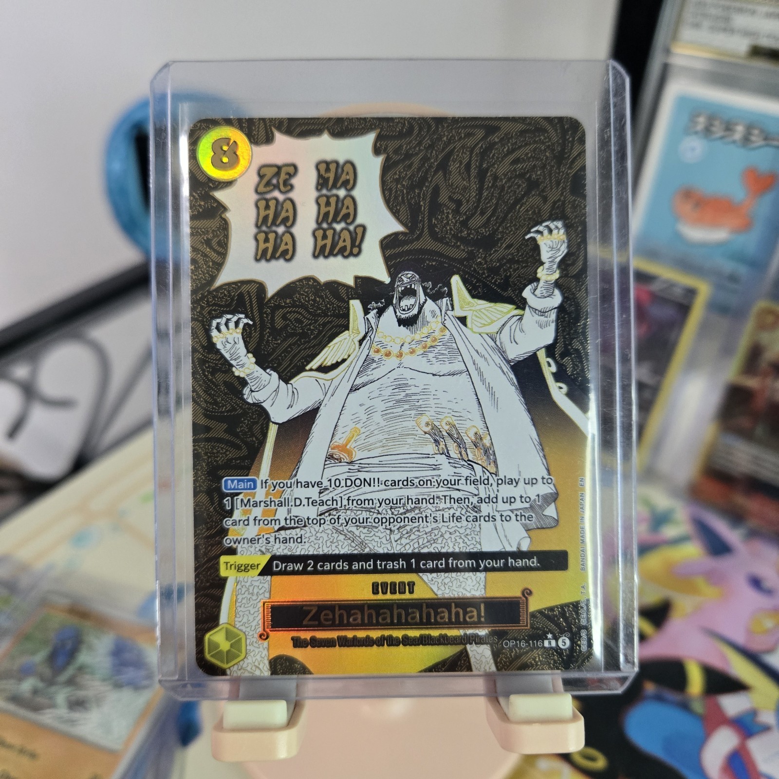 Zehahahahaha! (Alternate Art) Foil R The Time of Battle OP16-116 NM
