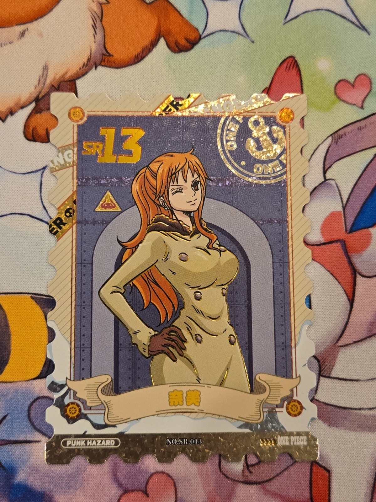 Kabao One Piece Die Cut Nami SR-013 Collectible Card Die Cut Foil