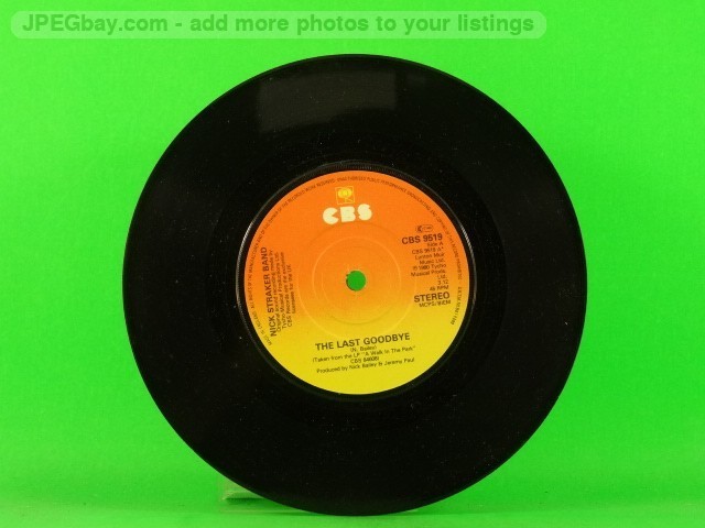 STRAKER,NICK BAND LAST GOODBYE (137) 7" CBS