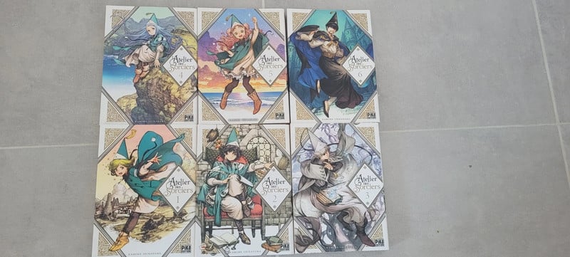 6 tomes L'atelier des sorciers