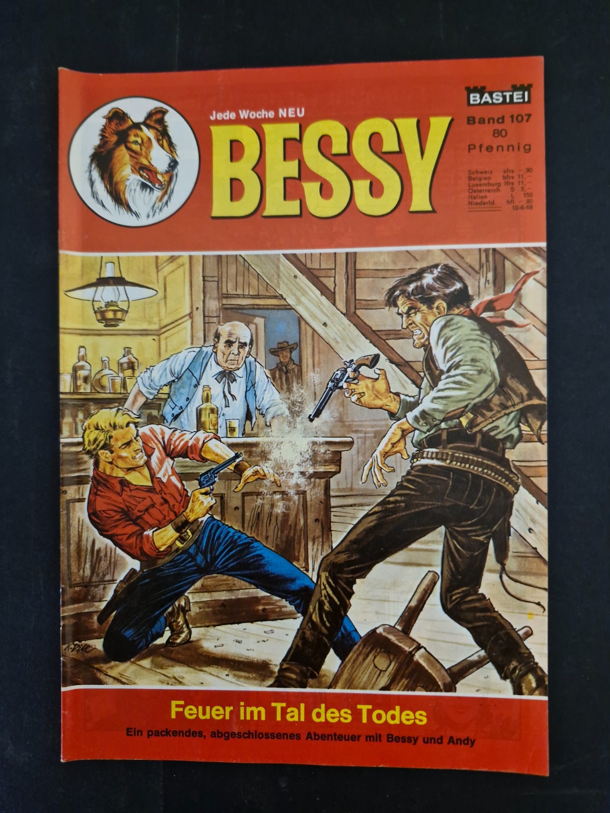 Fumetto Bessy n.107 (Bastei 1°edizione) Z1