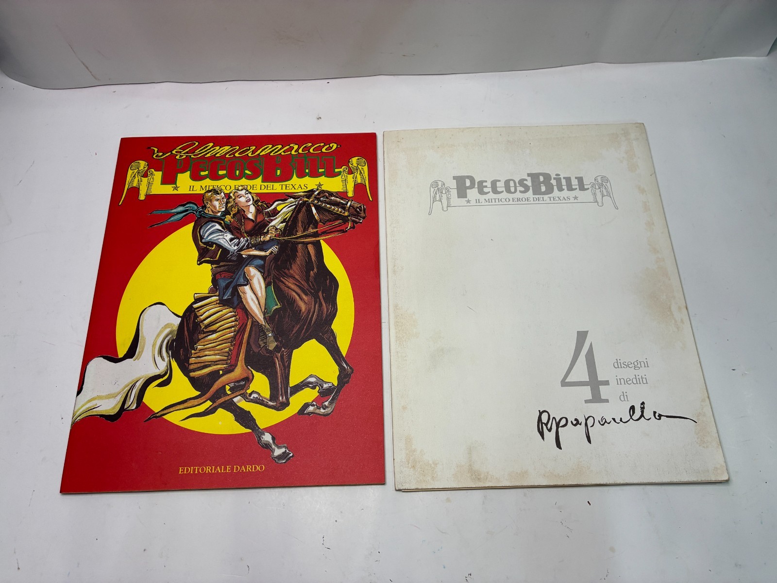 ALMANACCO DI PECOS BILL + 4 DISEGNI INEDITI DI PAPARELLA / EDITORIALE DARDO