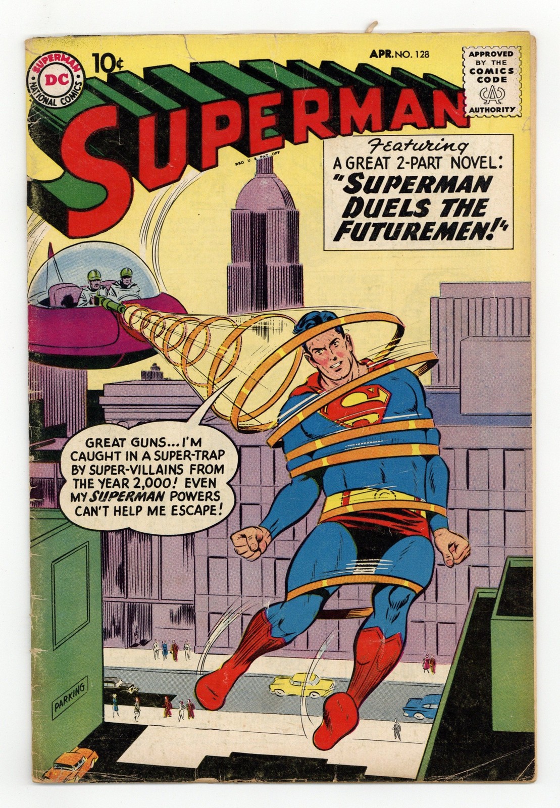 Superman #128 VG- 3.5 1959
