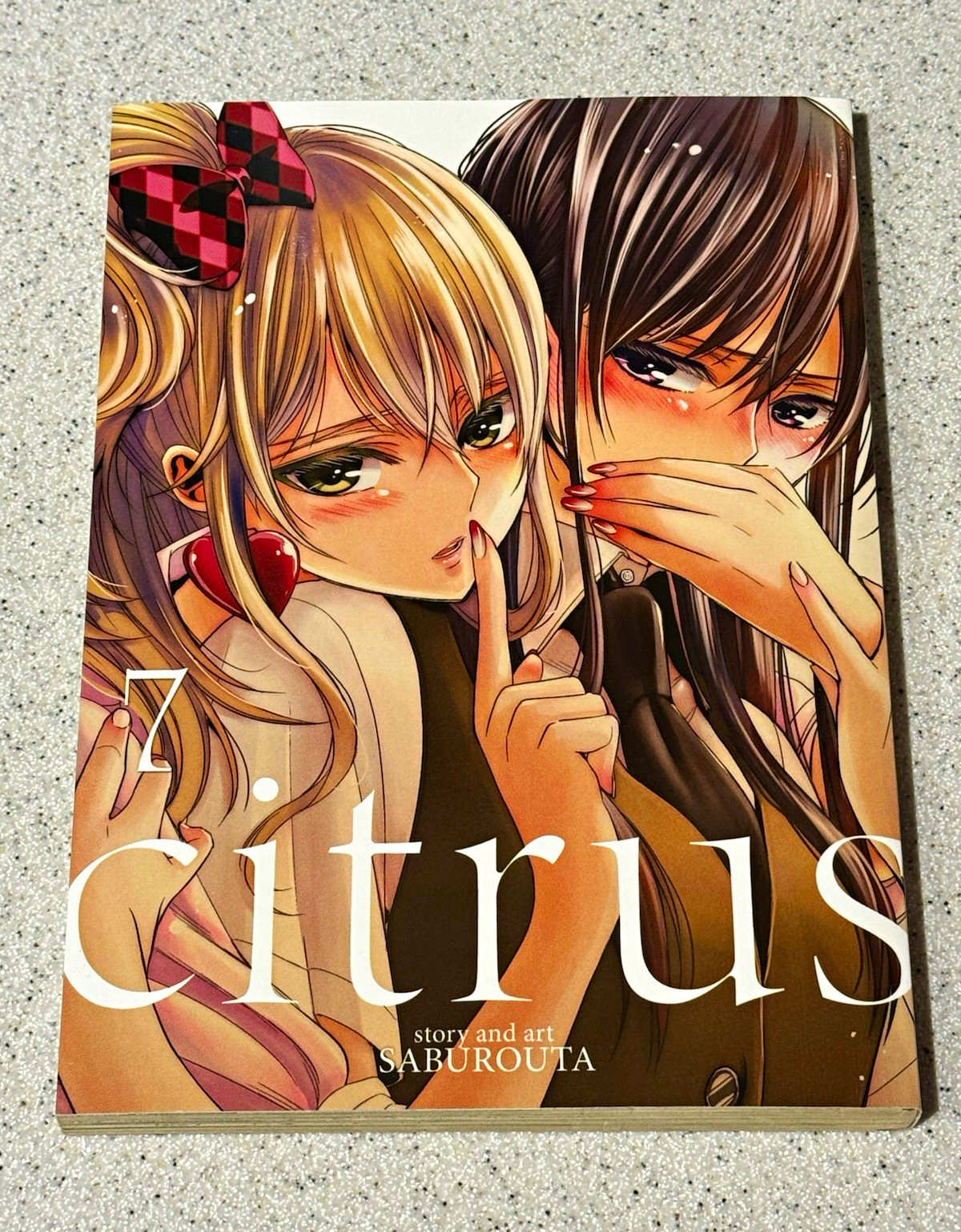 Citrus Manga Vol 7 Seven Seas Commercio Inglese Copertina Scrittore Saburouta