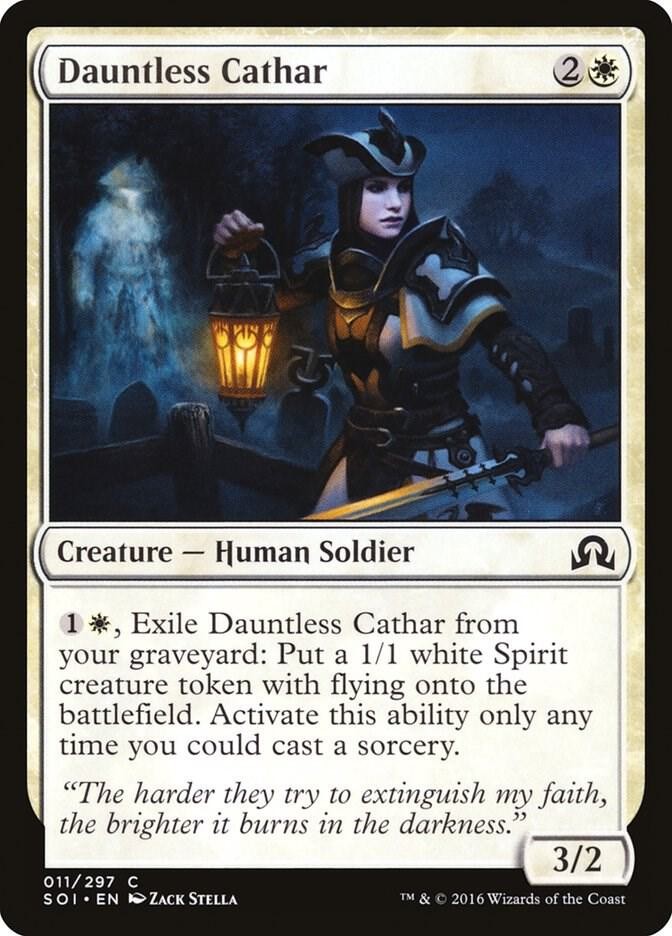 Dauntless Cathar 11 Ombre su Innistrad Magic: The Gathering