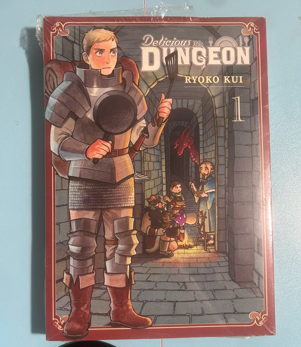 Delicious in Dungeon Vol. 1 graphic novel TPB Ryoko Kui Yen Press inglese