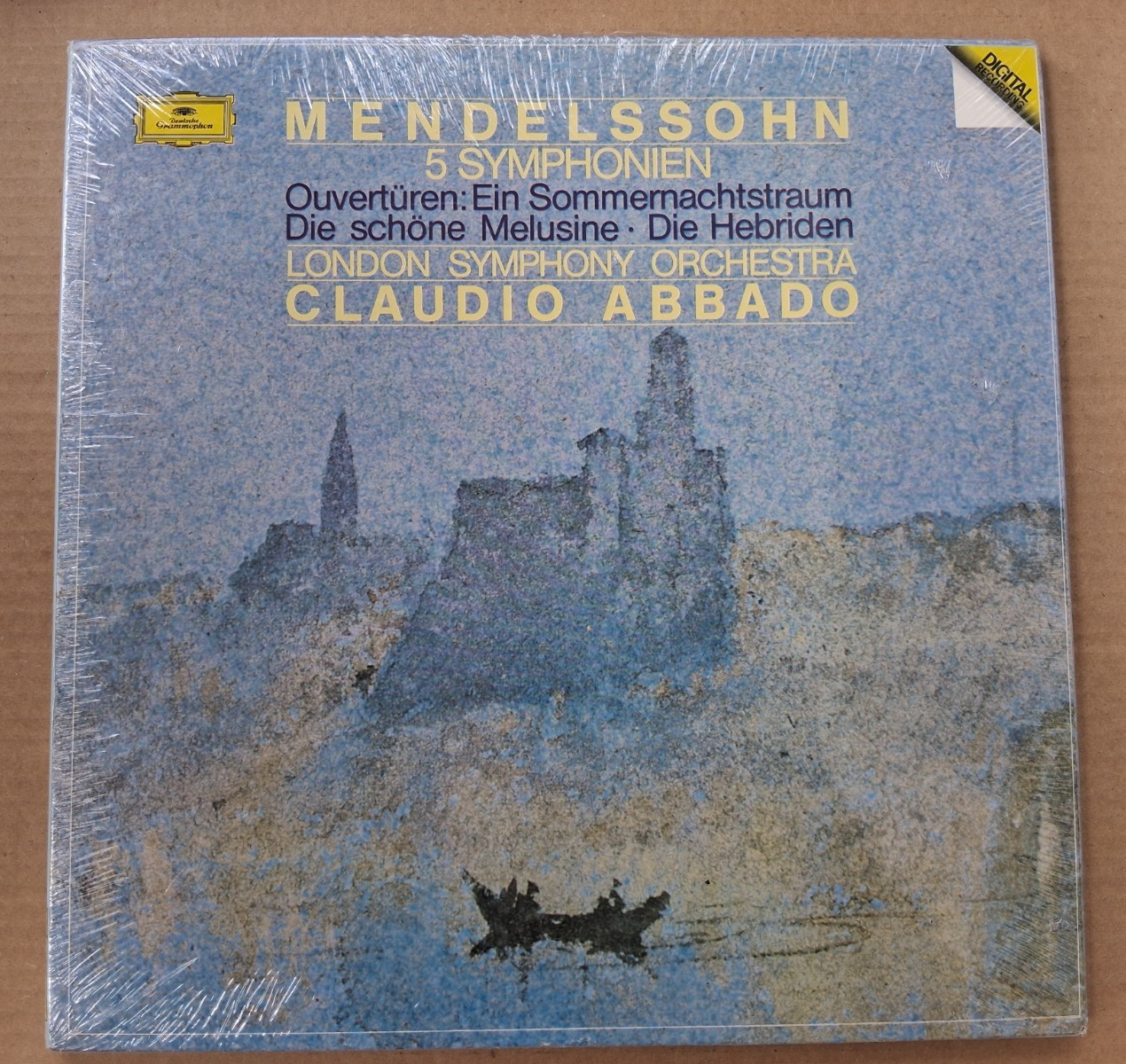 Mendelssohn 5 Symphonien Abbado 4-LP Box Set Deutsche Grammophon West Germany