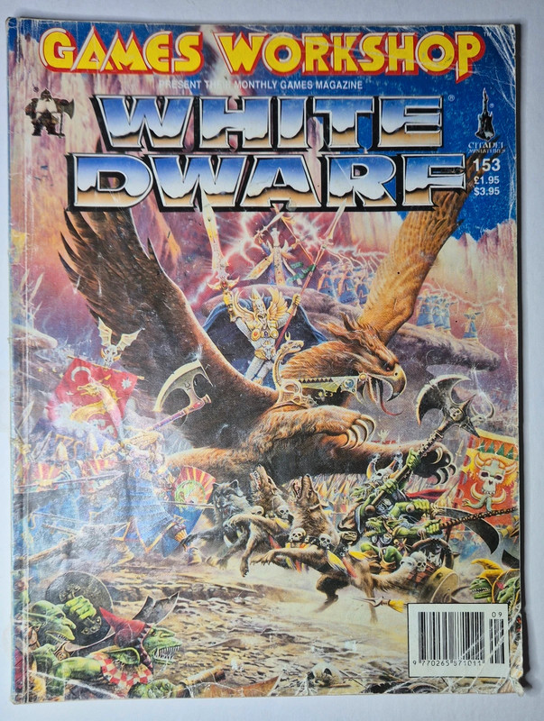 Games Workshop White Dwarf #153 – Classic Warhammer Magazine – Vintage Collectors Issue