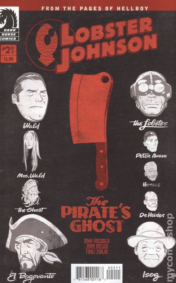 Aragosta Johnson Il Fantasma del Pirata #2 VF 2017 Immagine Stock
