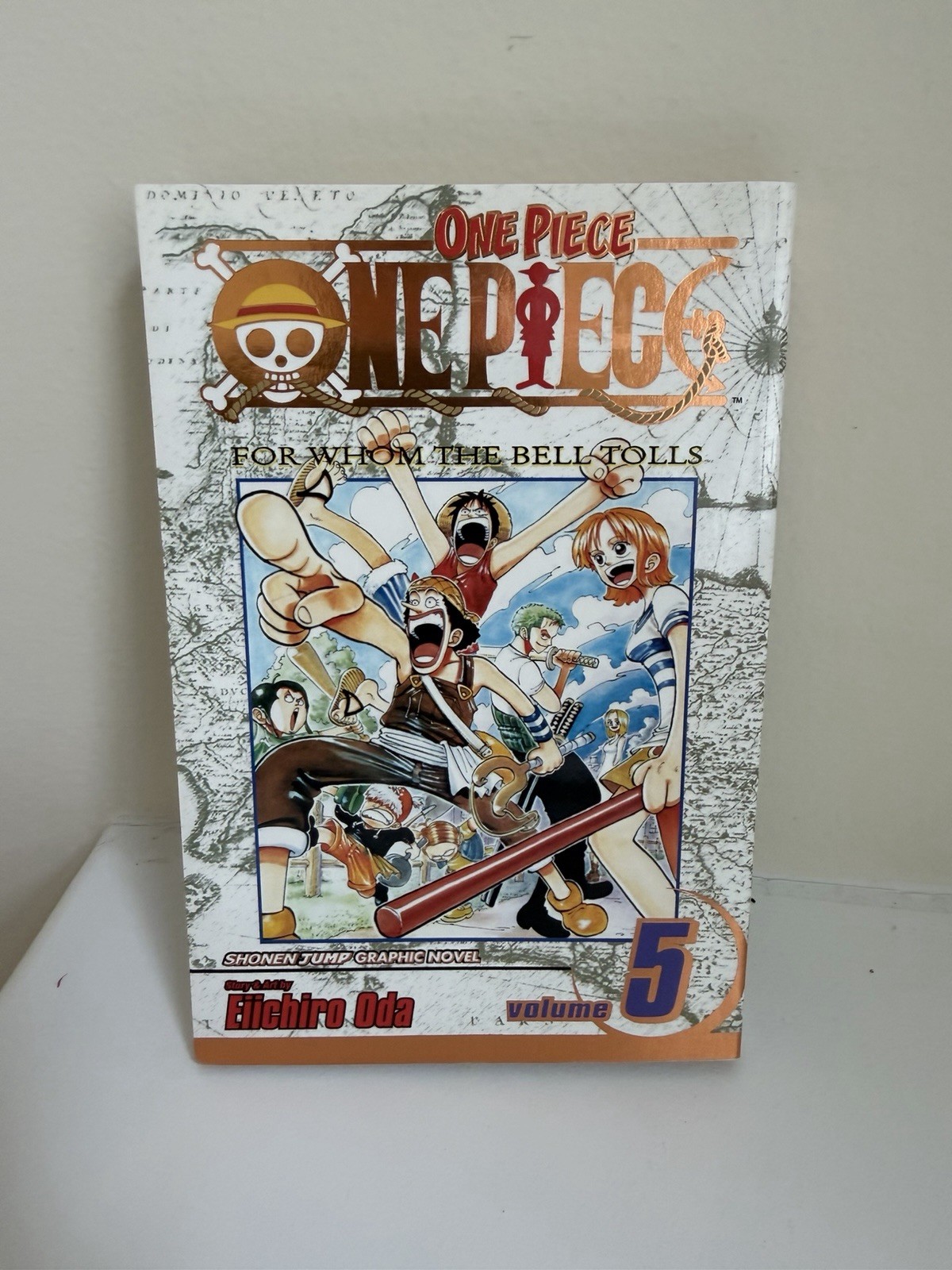 One Piece Volume 5 Manga Gold Foil Cover 1° Edizione 2° Stampa 2005