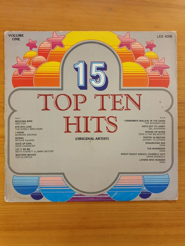 LP Compilation / Various – 15 Top Ten Hits / Rock & Roll, Rhtythm & Blues, 50s