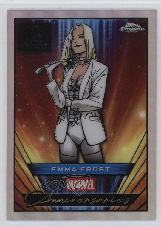 2025 Topps Chrome Marvel Comics Marvel Anniversaries Emma Frost #MA-12 1jj7