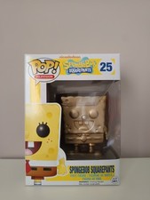 Funko Pop SpongeBob SquarePants 25 Gold BOB L'ÉPONGE OR DORÉE 2012