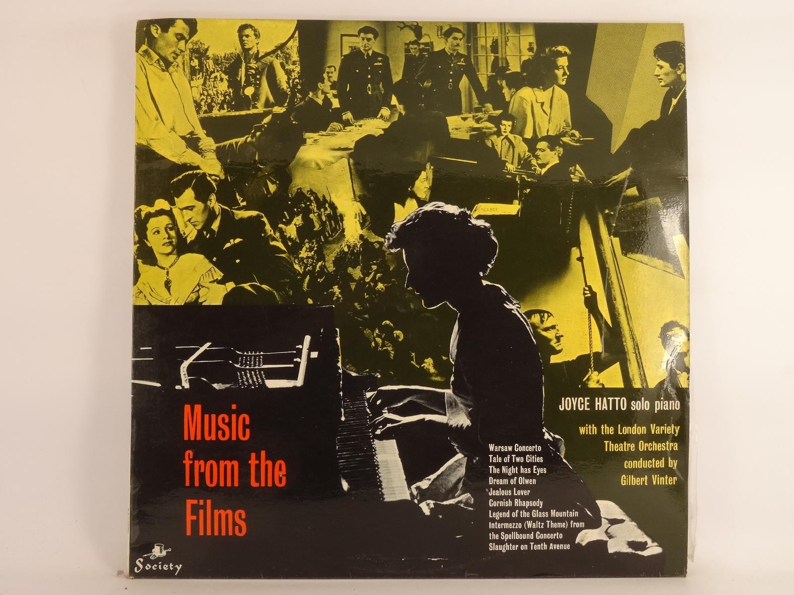 JOYCE HATTO MUSIC FROM THE FILMS (384) 10 Track LP plus Picture Sleeve ARC