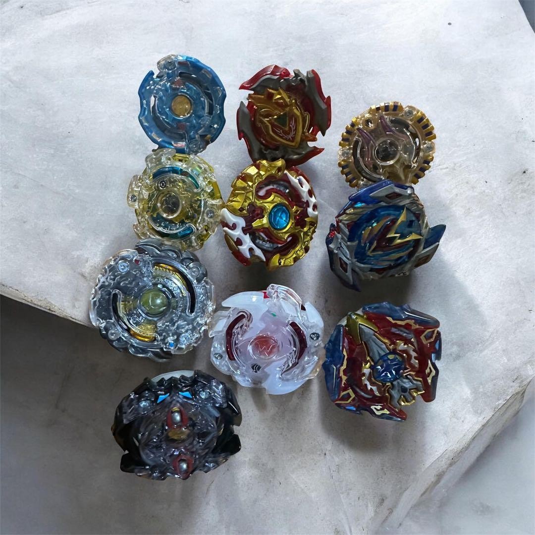 Lotto giocattoli Beyblade Spinning Top usati condizioni rari da collezione autentici