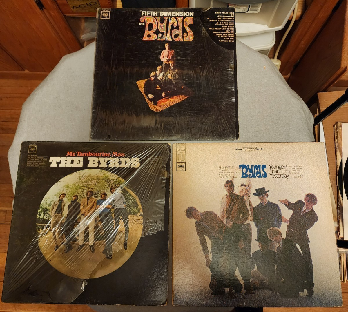 The Byrds three Vintage Records