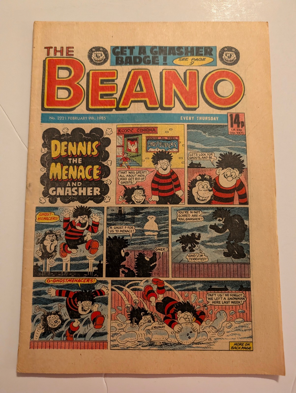 Beano Comic No 2221, February 9th 1985.