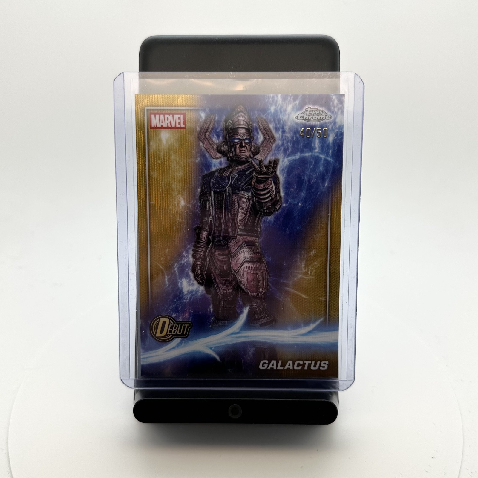 Galactus Topps Chrome Marvel Studios 2025 Gold Wave Refractor 40/50
