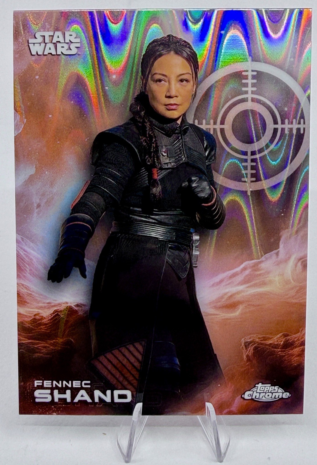 2025 Topps Star Wars Fennec Shand The Book of Boba Fett Raywave Refractor #41