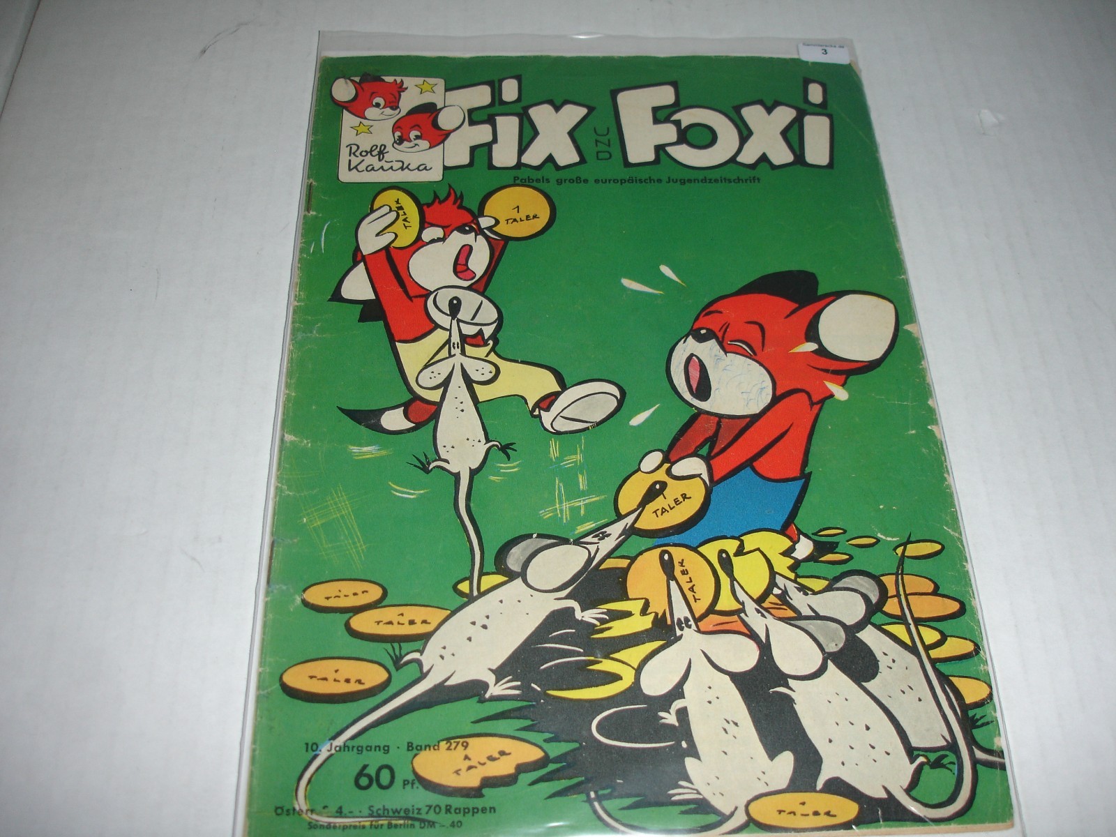 Opuscolo Fix+Foxi n.279 Z3 con Parte Craft n.6 Lupinchen